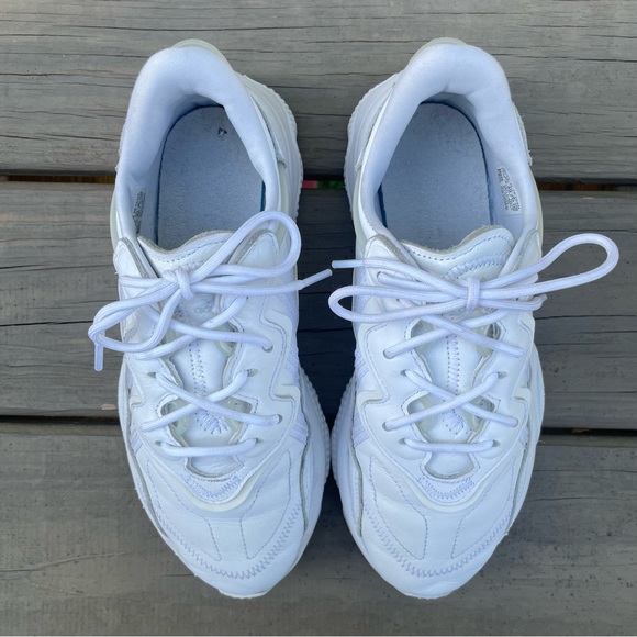 adidas Ozweego Triple White shoes size 7 - Picture 8 of 16